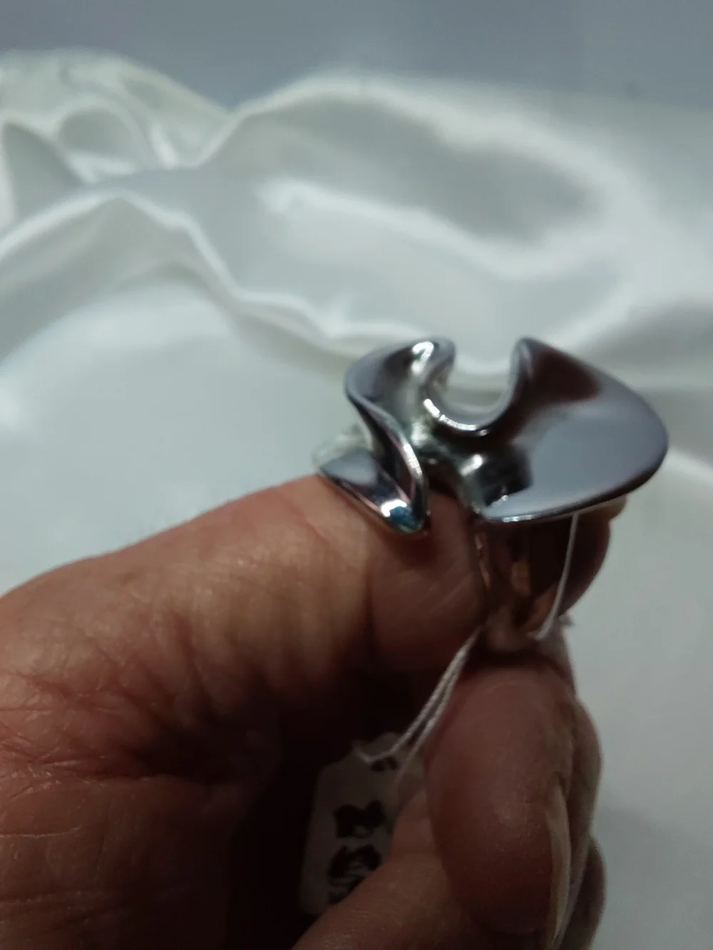 BOLD Silver Sculptural Statement Ring - Women Jewelry